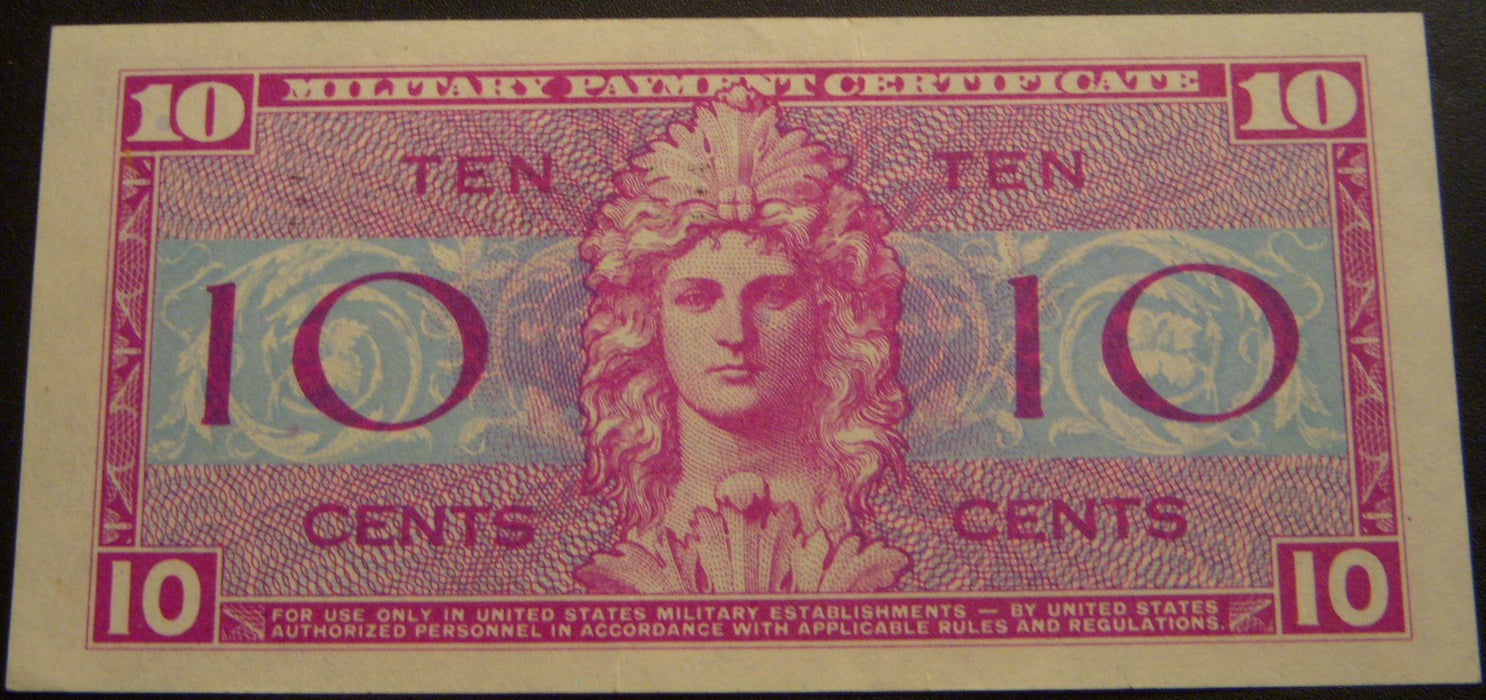 Series 521 - 10 Cents Military Payment Certificate