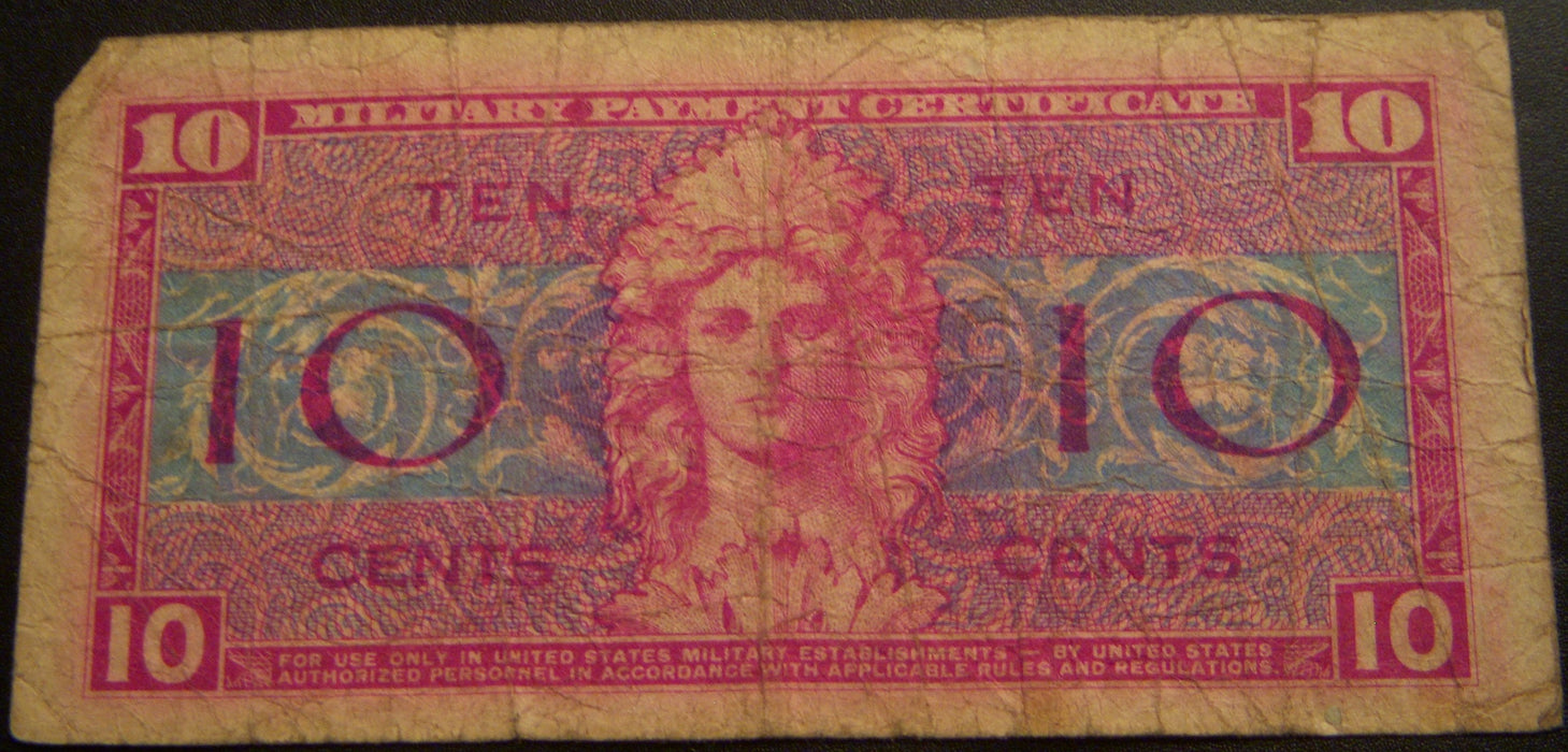 Series 521 - 10 Cents Military Payment Certificate