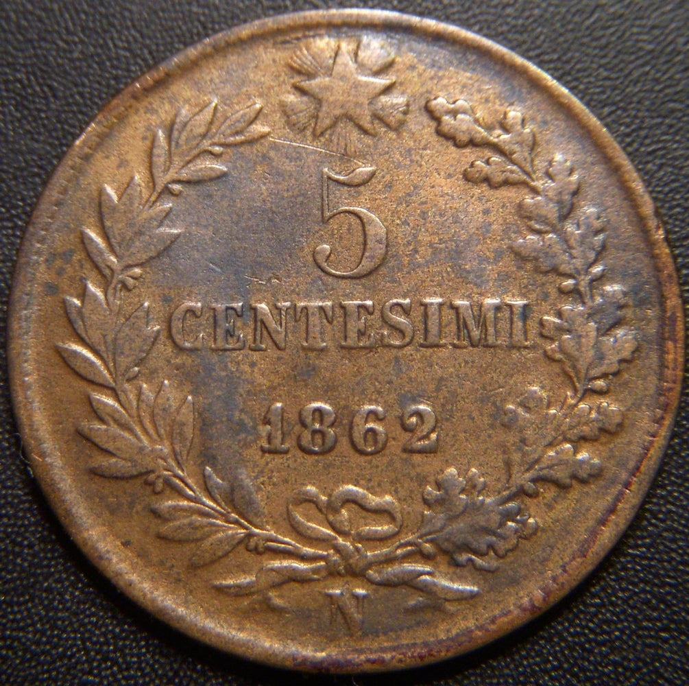 1862N 5 Centesimi - Italy