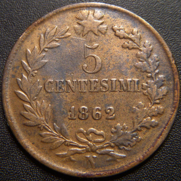 1862N 5 Centesimi - Italy
