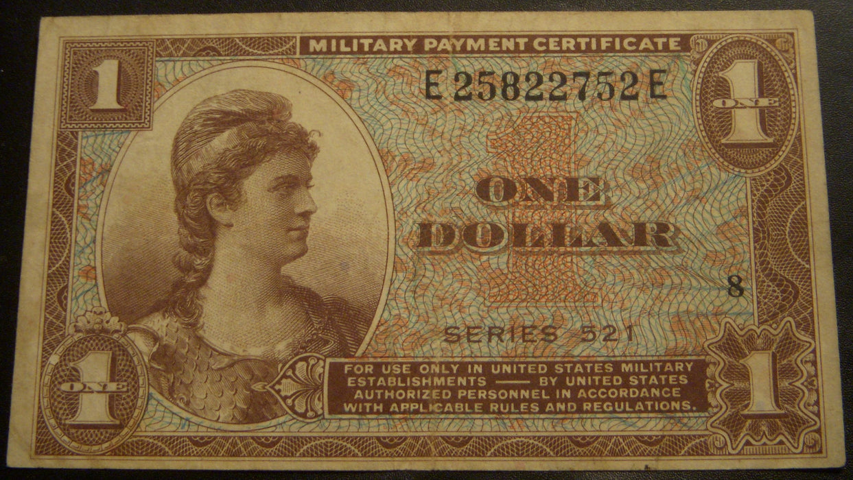 Series 521 - $1 Military Payment Certificate