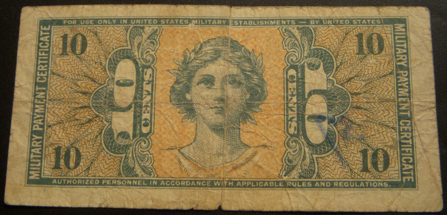 Series 541 - 10 Cents Military Payment Certificate