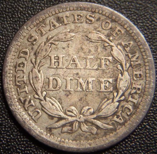 1855 Seated Half Dime - Fine