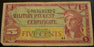 Series 591 - 5 Cents Military Payment Certificate