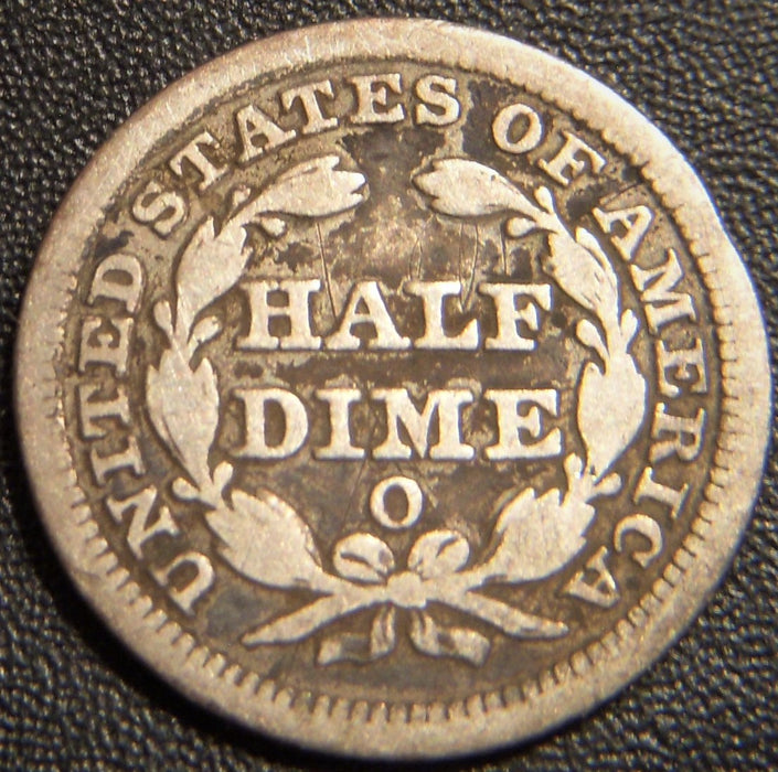 1856-O Seated Half Dime - Very Good
