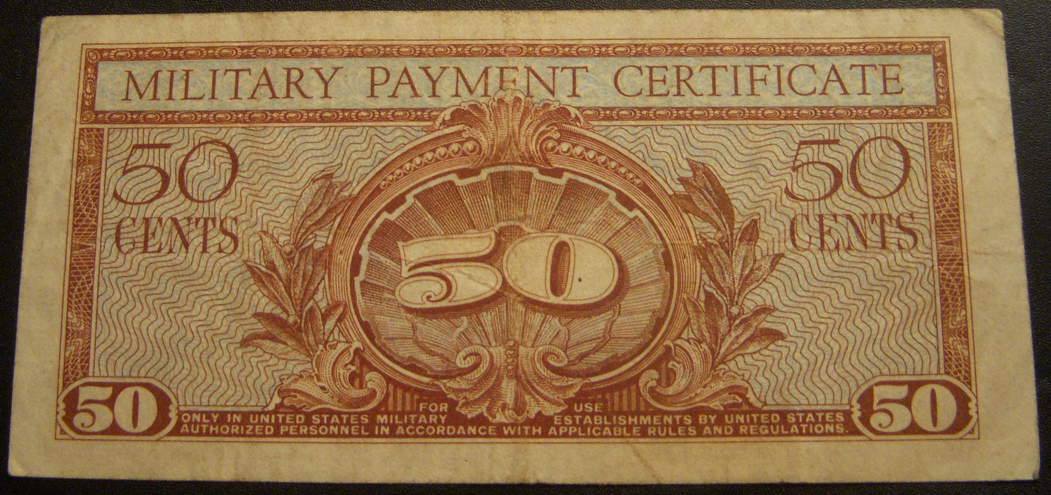 Series 591 - 50 Cents Military Payment Certificate