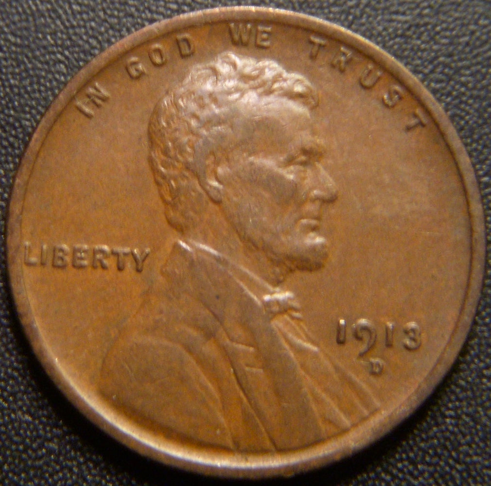 1913-D Lincoln Cent - Extra Fine