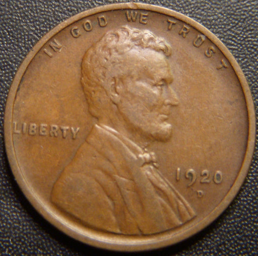 1920-D Lincoln Cent - Very Fine