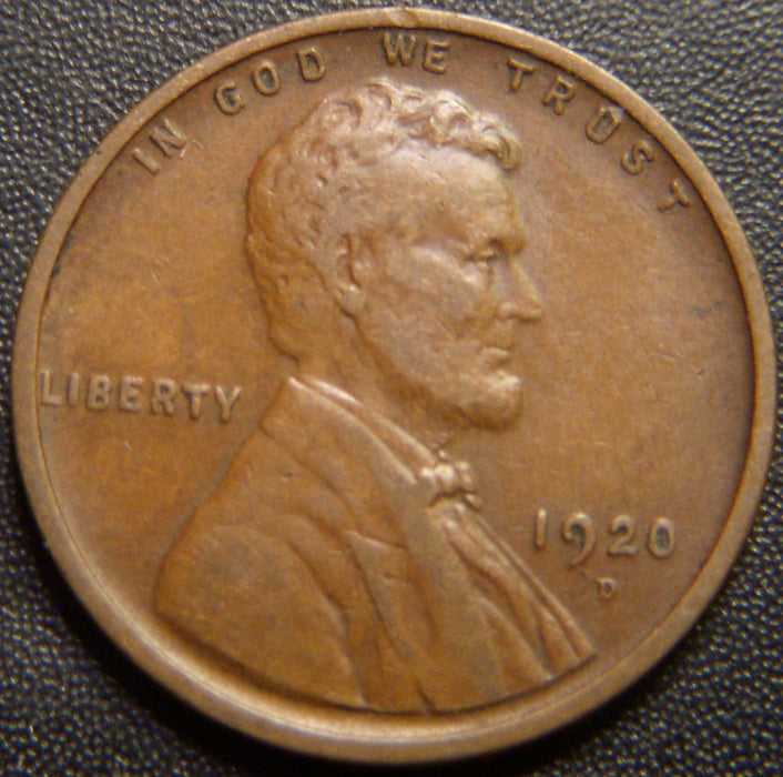1920-D Lincoln Cent - Very Fine