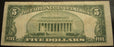 1953 $5 Silver Certificate - FR# 1655* STAR Note