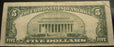 1953 $5 Silver Certificate - FR# 1655* STAR Note