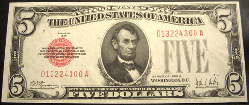 1928A $5 United States Note - FR# 1526