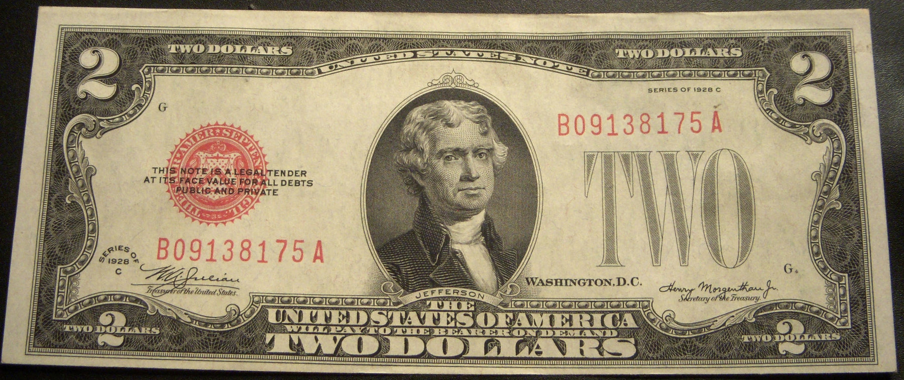 1928C $2 United States Note - FR# 1504