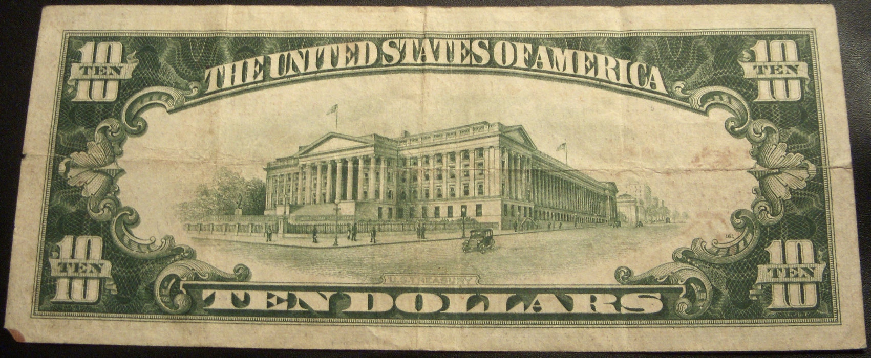 1929 $10 National Bank Note - Indianapolis, IN Bank# 9829