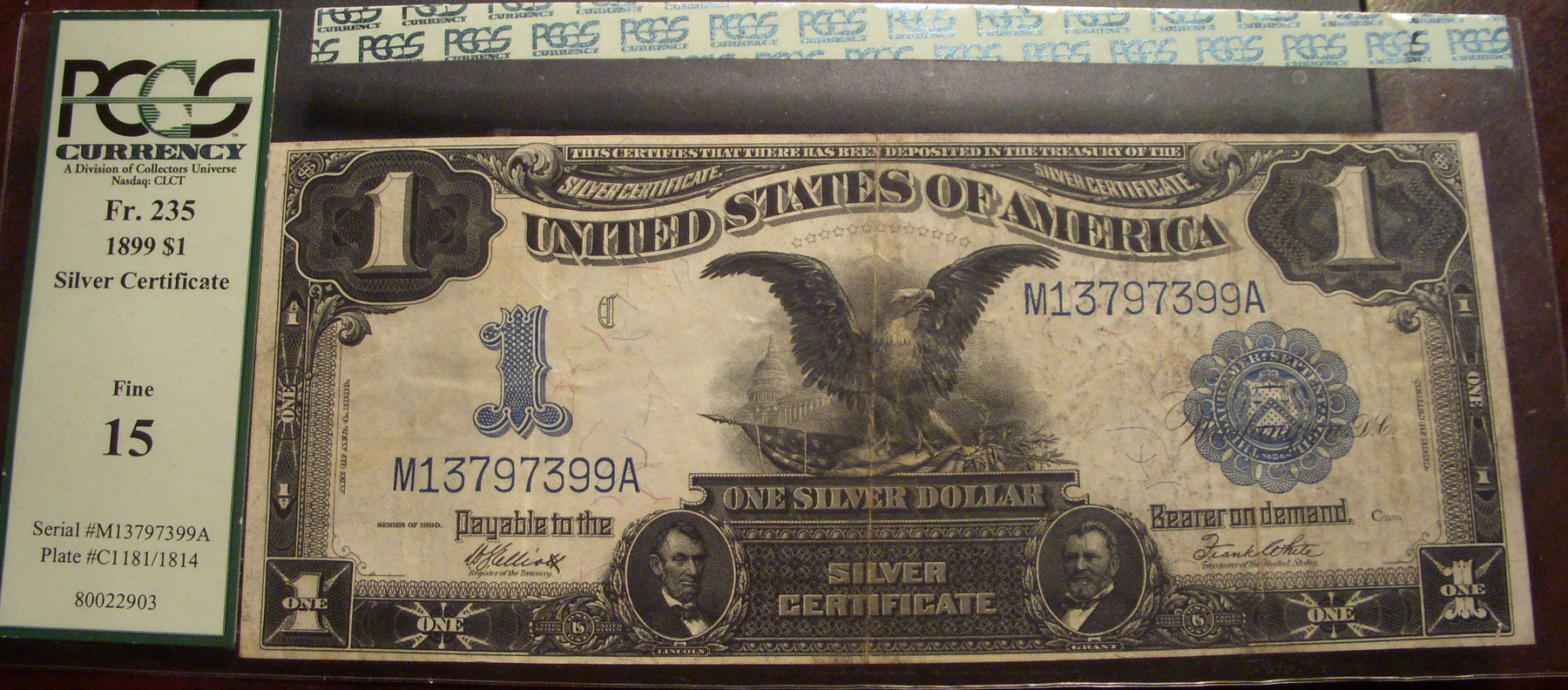 1899 $1 Silver Certificate - FR 235