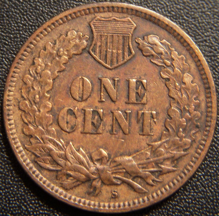 1908-S Indian Head Cent - Extra Fine Details