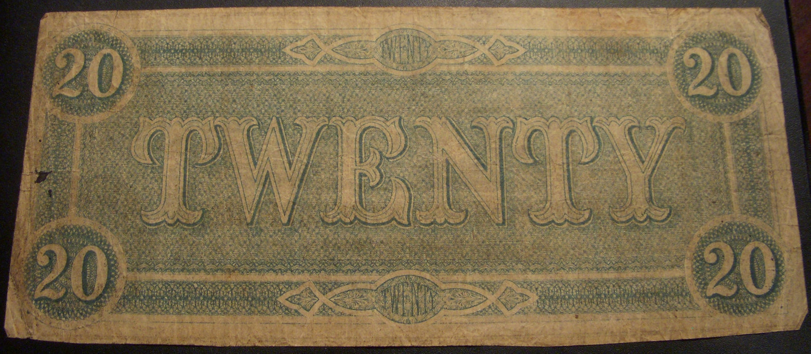 1864 $20 Confederate Note