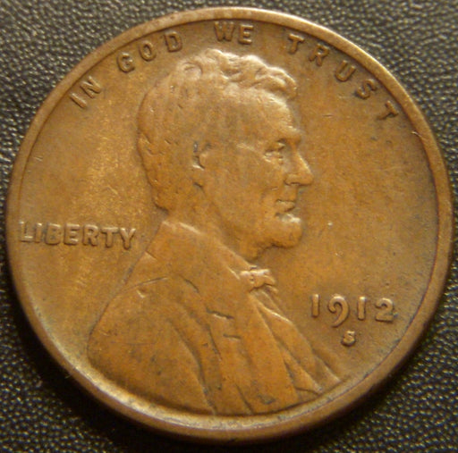 1912-S Lincoln Cent - Fine