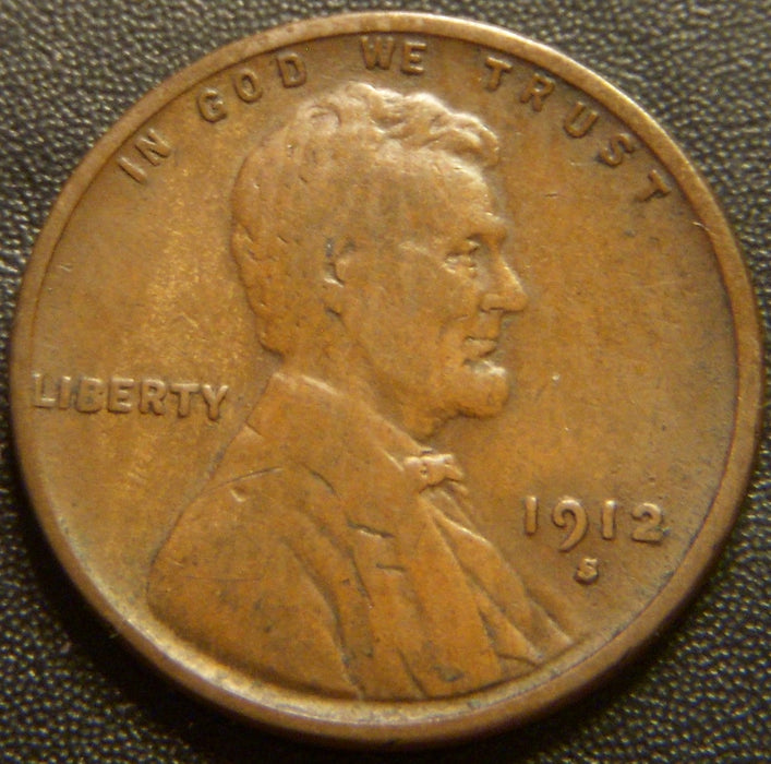 1912-S Lincoln Cent - Fine