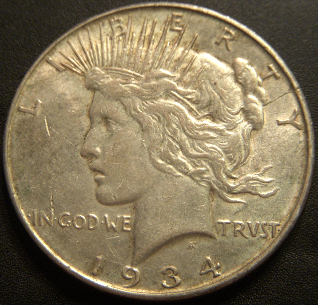 1934-D Peace Dollar - Very Fine
