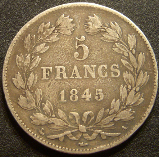 1845A 5 Francs - France