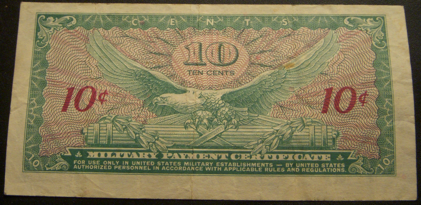 Series 641 - 10 Cents Military Payment Certificate