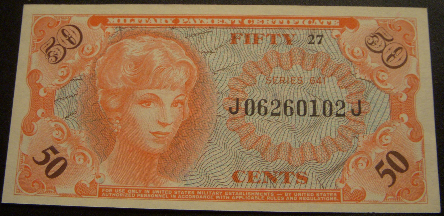 Series 641 - 50 Cents Military Payment Certificate