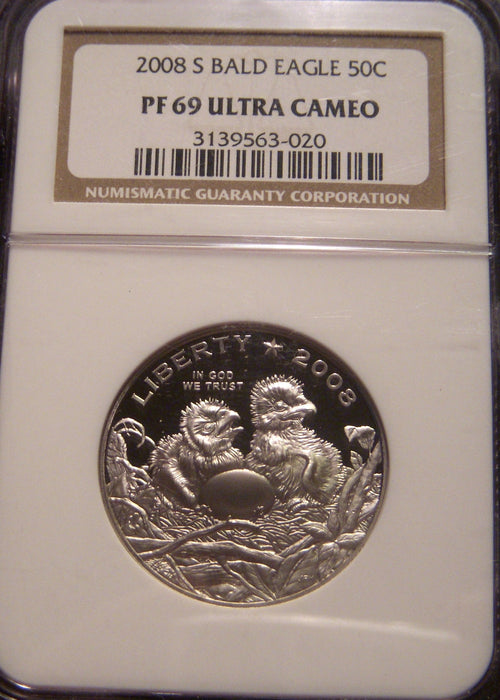 2008-S Bald Eagle Half Dollar - NGC PF69 Ultra Cameo