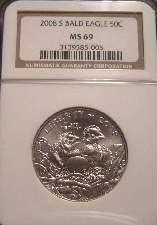 2008-S Bald Eagle Half Dollar - NGC MS 69