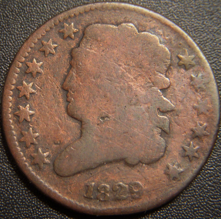 1829 Half Cent - Good