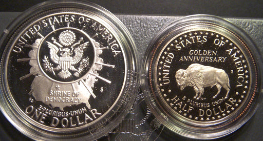 1991-S Proof Mount Rushmore 2pc Set