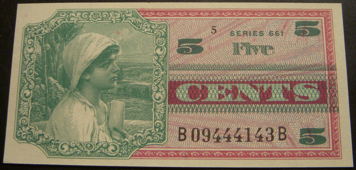 Series 661 - 5 Cents Military Payment Certificate