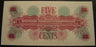 Series 661 - 5 Cents Military Payment Certificate