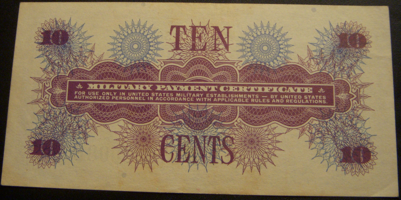Series 661 - 10 Cents Military Payment Certificate