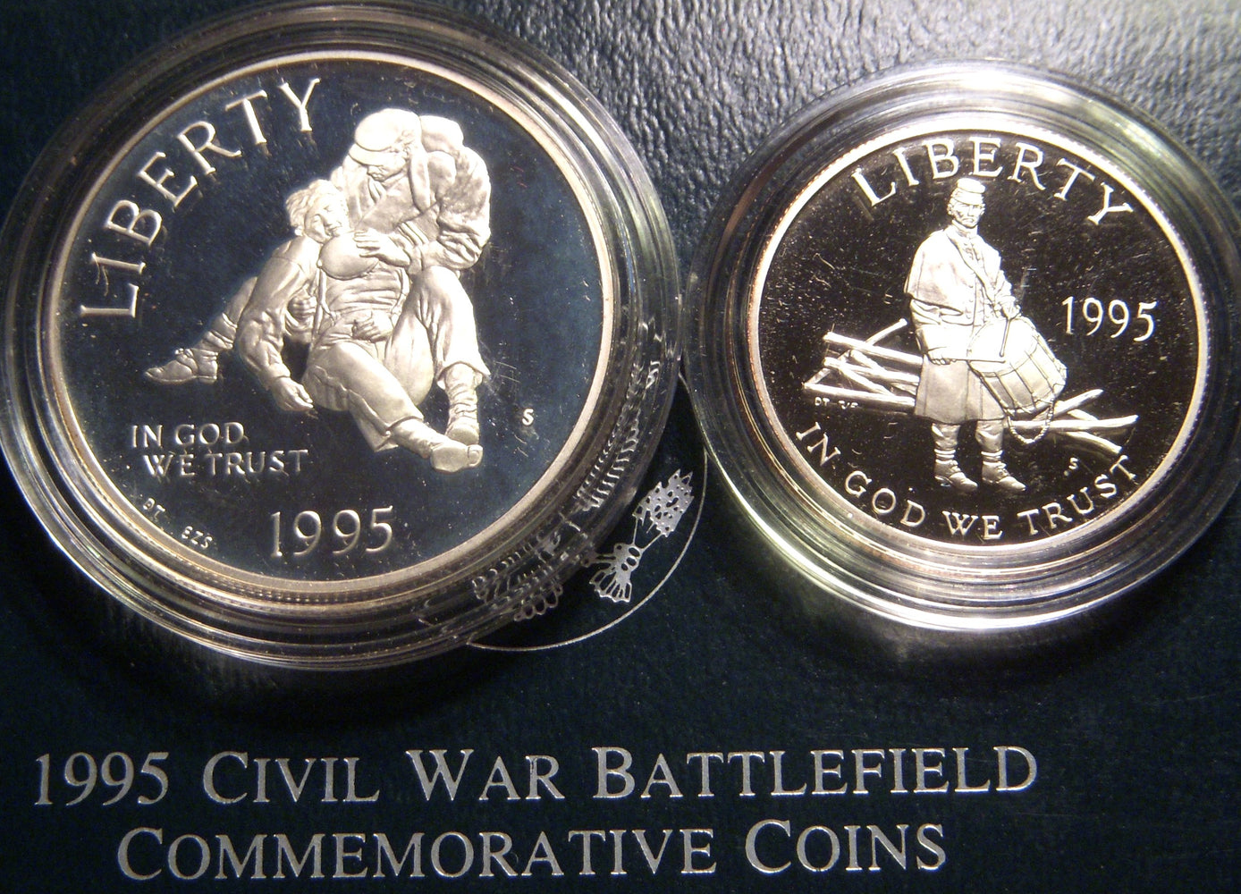 1995-S Proof Civil War 2pc Set