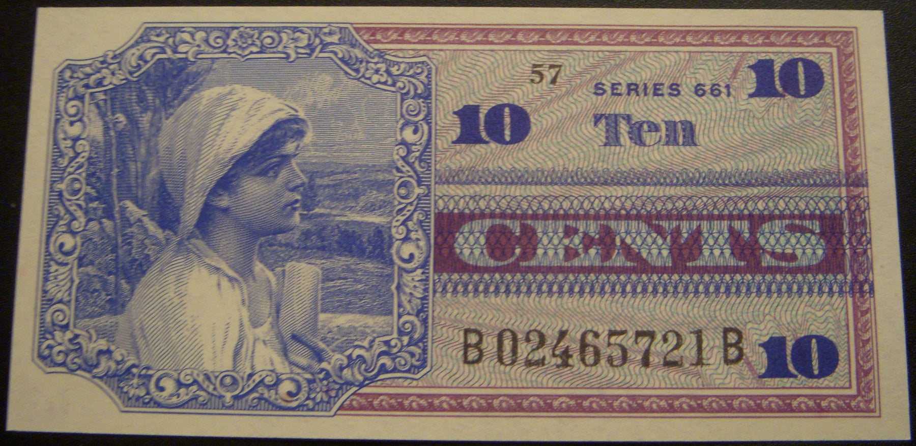 Series 661 - 10 Cents Military Payment Certificate