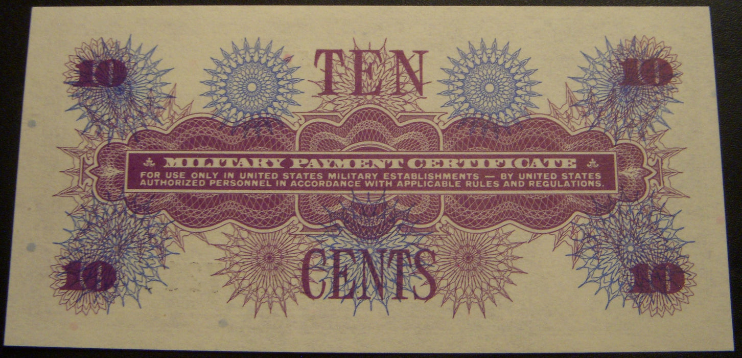 Series 661 - 10 Cents Military Payment Certificate