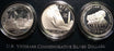 1994-P U.S. Veterans 3pc Silver Dollar Set