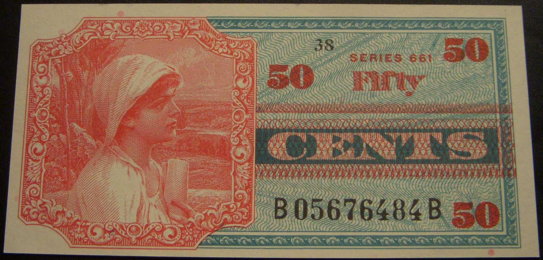 Series 661 - 50 Cents Military Payment Certificate
