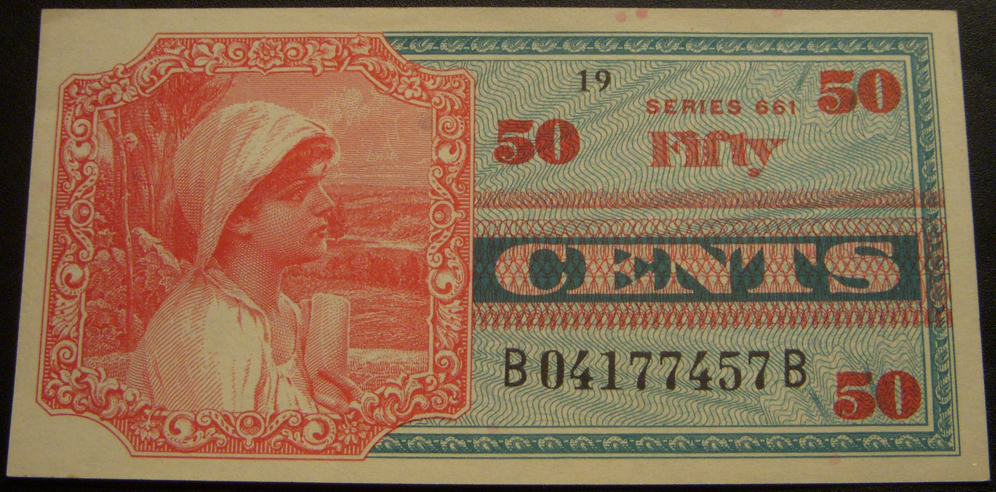Series 661 - 50 Cents Military Payment Certificate