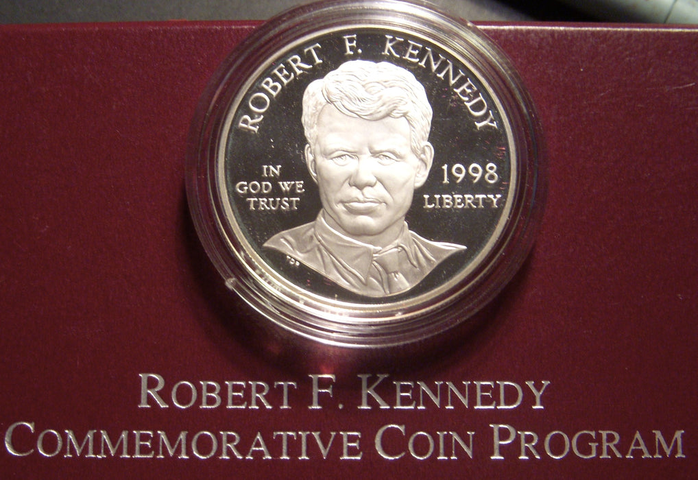 1998-S Proof Robert Kennedy Commemorative Silver Dollar