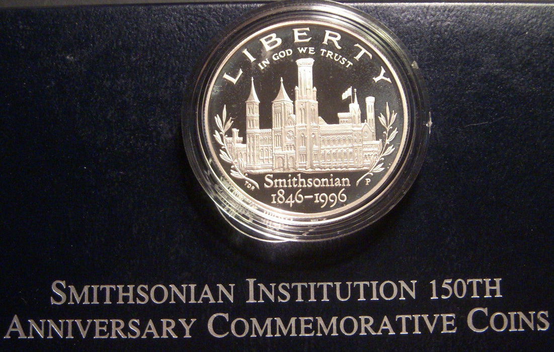 1996-P Proof Smithsonian Commemorative Silver Dollar