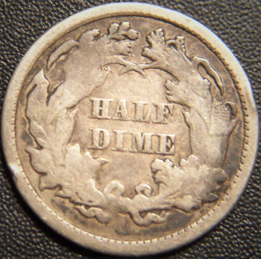 1872 Seated Half Dime - Good