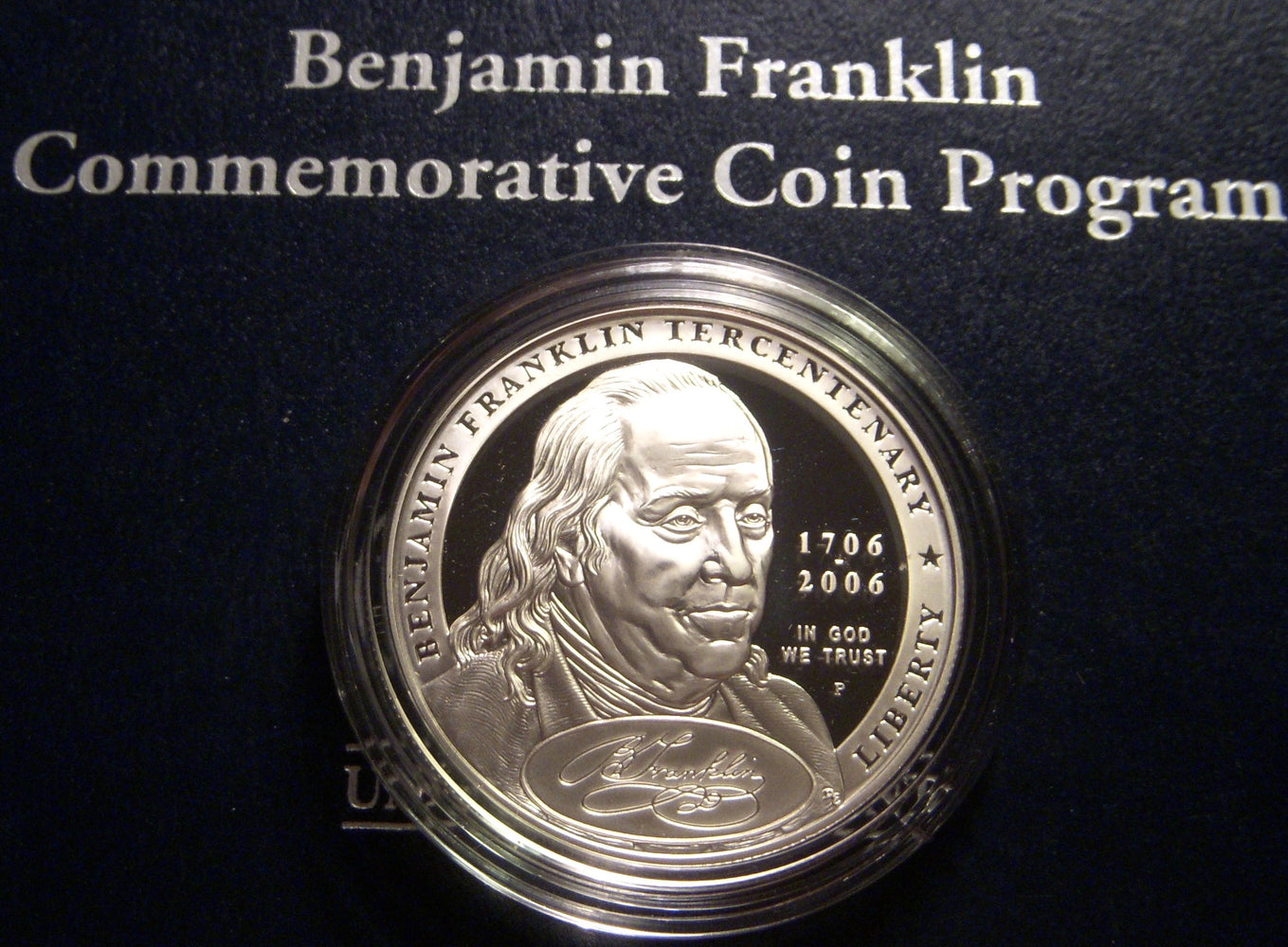2006-P Proof Franklin Founding Father Commemorative Silver Dollar
