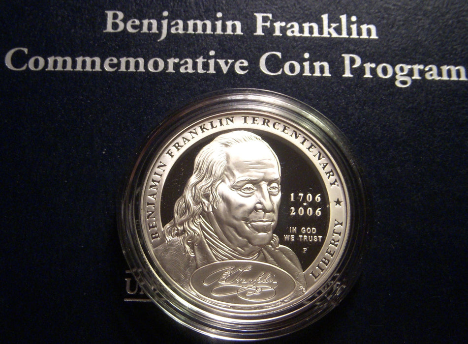 2006-P Proof Franklin Founding Father Commemorative Silver Dollar