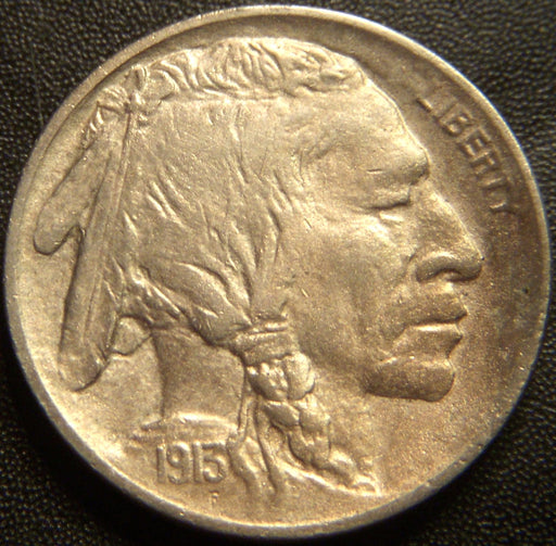1913 T1 Buffalo Nickel - AU