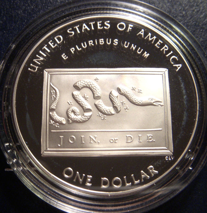2006-P Proof Franklin Scientist Commemorative Silver Dollar