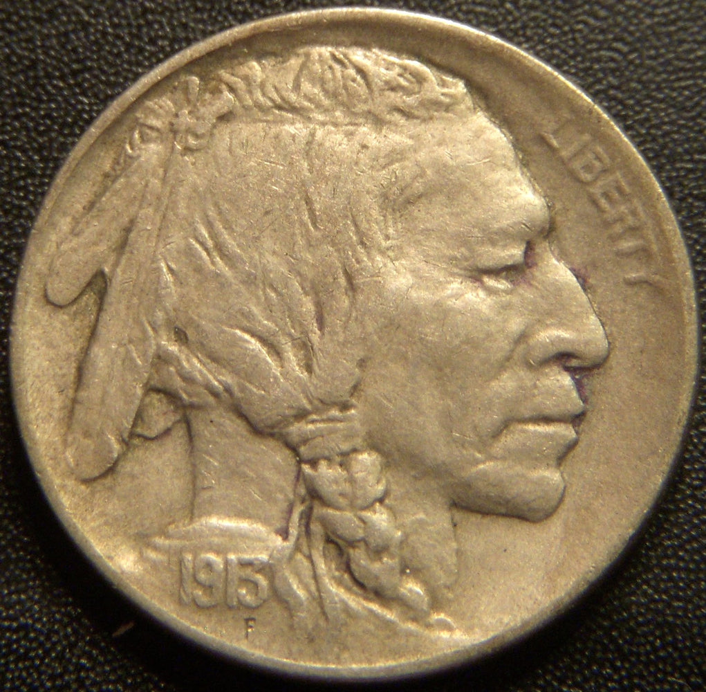 1913-D T1 Buffalo Nickel - Very Fine