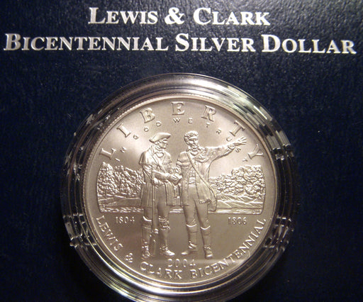 2004-P Lewis & Clark Uncirculated Commemorative Silver Dollar
