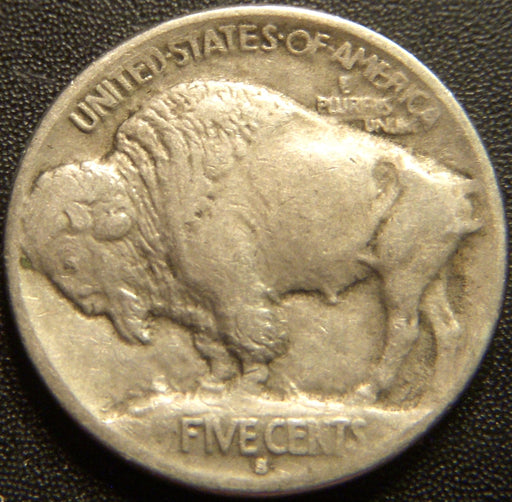 1913-S T1 Buffalo Nickel - Fine